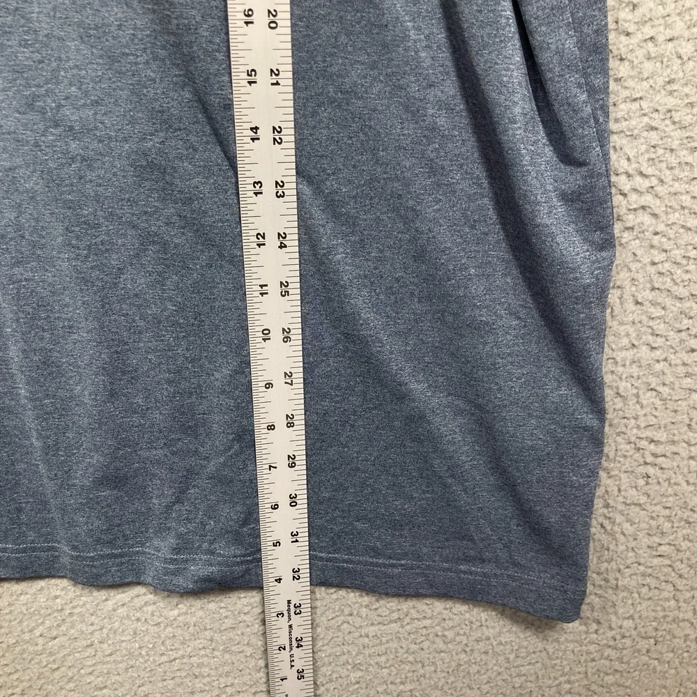 LaSalle University Basketball Polo Shirt Mens 2XL Gray Heathered Short Sleeve